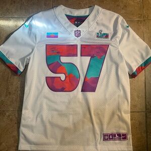 SUPER BOWL 57 JERSEY STITCHED NUMBERS L